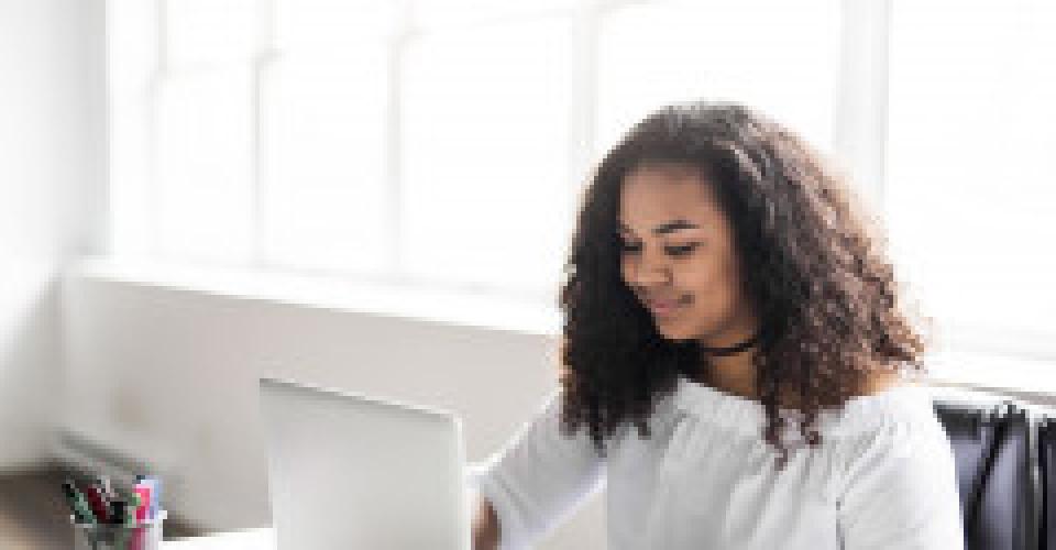 Jeune fille en formation