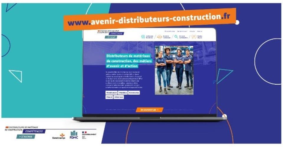 Visuel plateforme distributeur construction