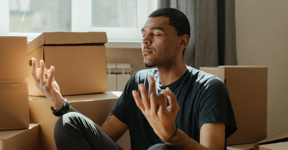 Jeune déménagement zen