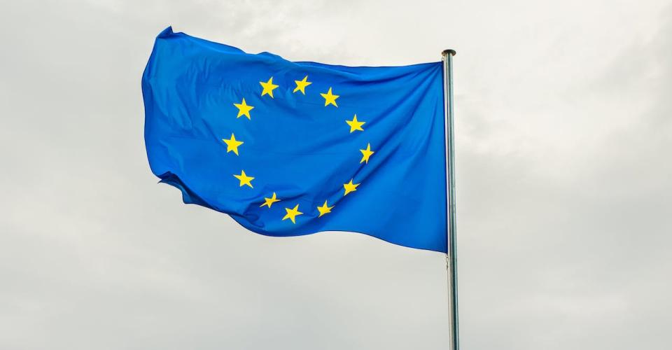 Photo drapeau européen