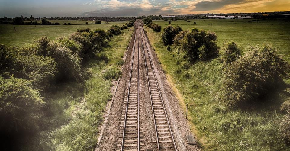 Photo voie ferroviaire