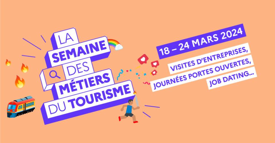 Visuel Semaine des métiers du tourisme