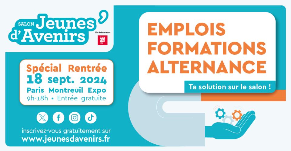 Visuel salon Jeunes d’Avenirs Spécial Rentrée