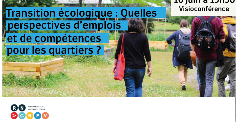 Visuel webinaire transition écologique et quartiers